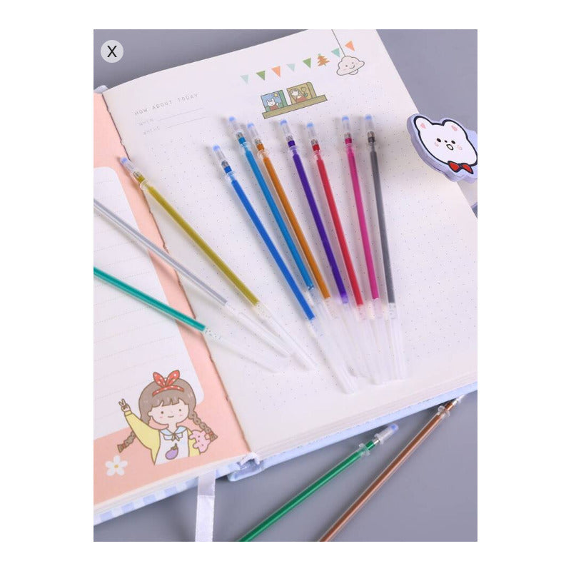 12X MINA REPUESTO RESALTADOR METÁLICO ARTISTICO HC6407-12