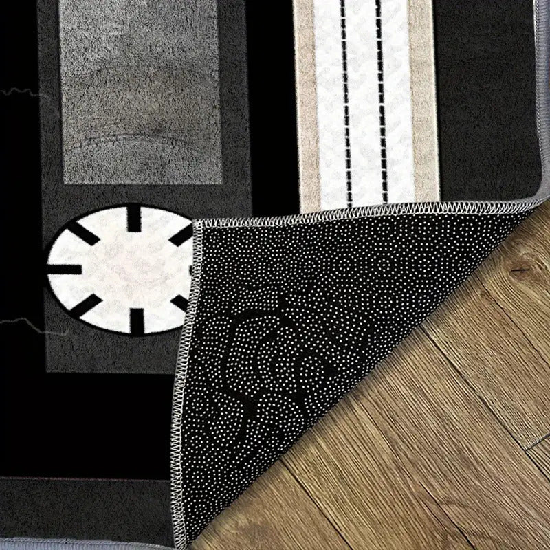 TAPETE HOGAR COCINA ENTRADA CASA DISEÑO CASSETTE SONG 40X60 60 CM 40 CM CASSETTE NEGRO