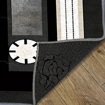 TAPETE HOGAR COCINA ENTRADA CASA DISEÑO CASSETTE SONG 40X60 60 CM 40 CM CASSETTE NEGRO