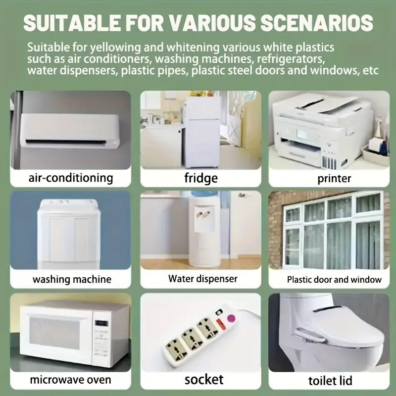 SPRAY ELIMINADOR AMARILLAMIENTO CARCAZAS PLÁSTICO REPARACIÓN NEGRO