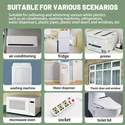 SPRAY ELIMINADOR AMARILLAMIENTO CARCAZAS PLÁSTICO REPARACIÓN NEGRO