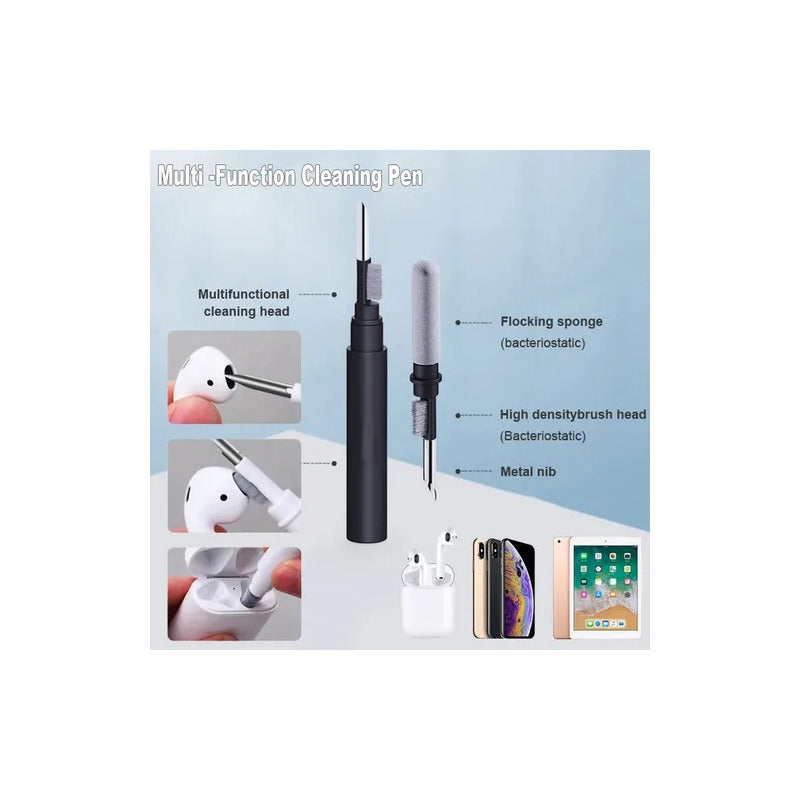 LÁPIZ LIMPIEZA PARA AUDÍFONOS INALÁMBRICOS PODS NEGRO