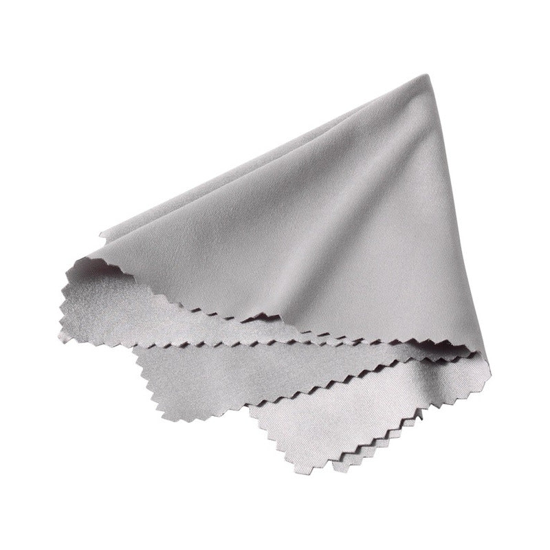 PAÑO SEDA FRANELA LIMPIEZA CELULAR CAMARA GAFAS 60X75MM GRIS