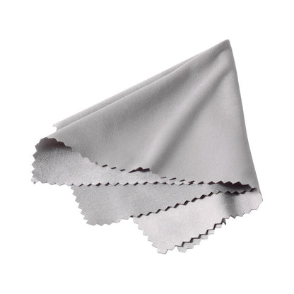 PAÑO SEDA FRANELA LIMPIEZA CELULAR CAMARA GAFAS 60X75MM GRIS