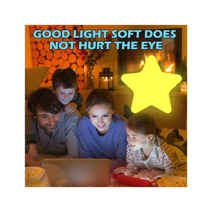 LUZ LED NOCTURNA NIÑOS SENSOR CONTROL PARED ALCOBA AMARILLO 110V AMARILLO