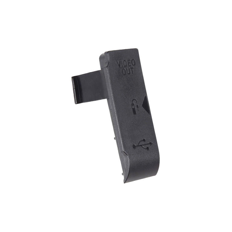 TAPA COBERTOR GOMA CAUCHO CONEXIONES CANON 50D NEGRO