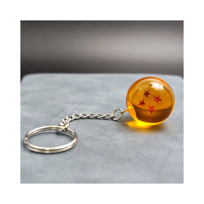 LLAVERO ESFERAS DEL DRAGON BALL Z 4 STAR SUPER SAYAYIN GOKU NARANJA