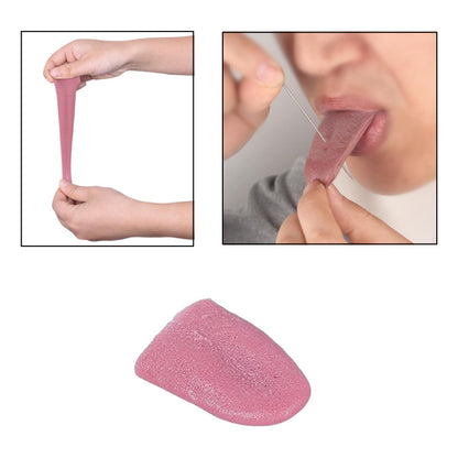 LENGUA FALSA TRUCOS MAGIA BROMAS EVENTOS FIESTAS HALLOWEEN CORAL CLARO