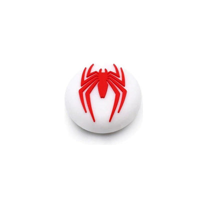 2X PROTECTOR SILICONA JOYSTICK SPIDERMAN LOGO 2011 BLANCO BLANCO
