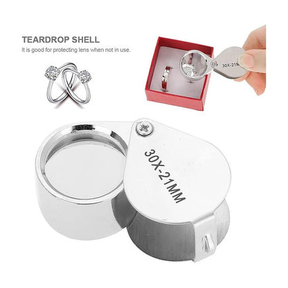 LENTE LUPA TRIPLET MAGNIFICADOR REPARACION RELOJ JOYAS
