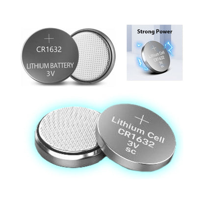 2X PILA BATERÍA BOTÓN CR1632 LITIO 3V ECR1632 BR1632 LM1632