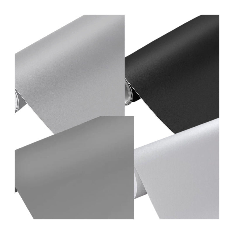 4X VINILO 12  X 12 GAMA ESCALA GRISES MATE ADHESIVO CAMEO MULTICOLOR MATE