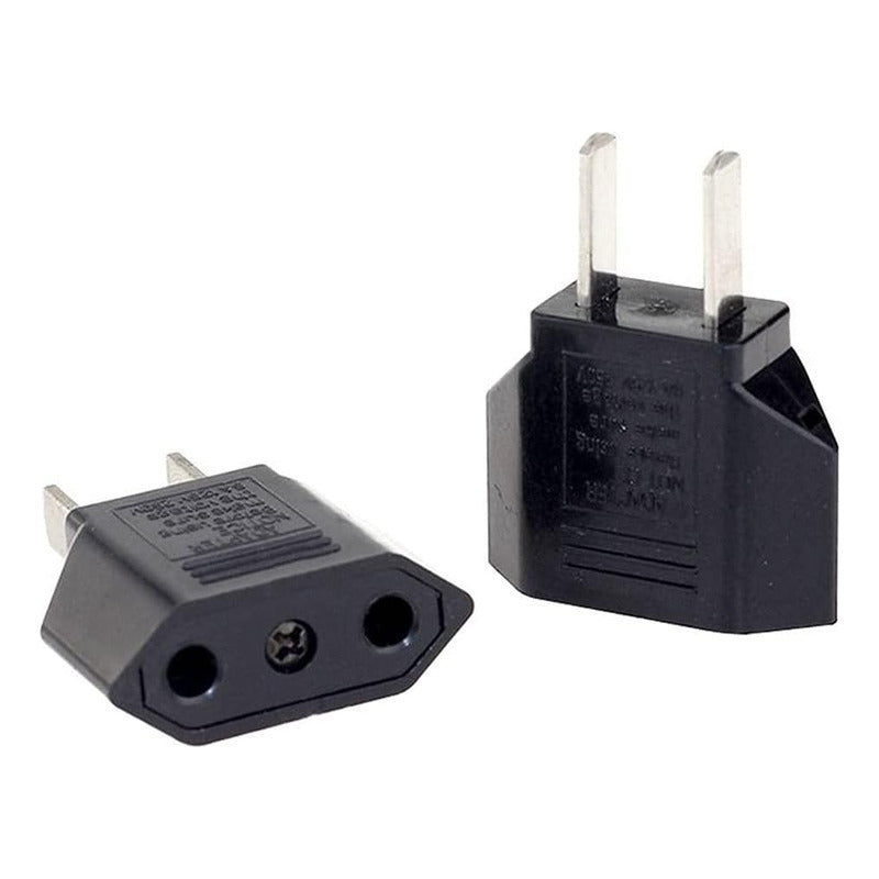CLAVIJA CONVERTIDOR ADAPTADOR EUROPEA A AMERICANO 1 PIEZA 110V