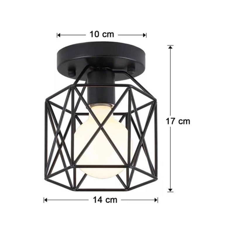 LAMPARA TECHO CRISTAL FLOR LOTO PETALOS LED 110V TRANSPARENTE