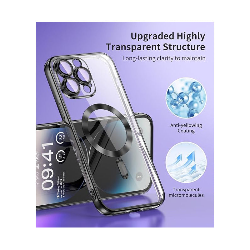 ESTUCHE PROTECTOR FLEXIBLE QI PARA IPHONE 15 PRO MAX FUNDA