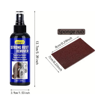 SPRAY UNIVERSAL REMOVEDOR ÓXIDO CORROSIÓN METAL VEHÍCULOS NEGRO