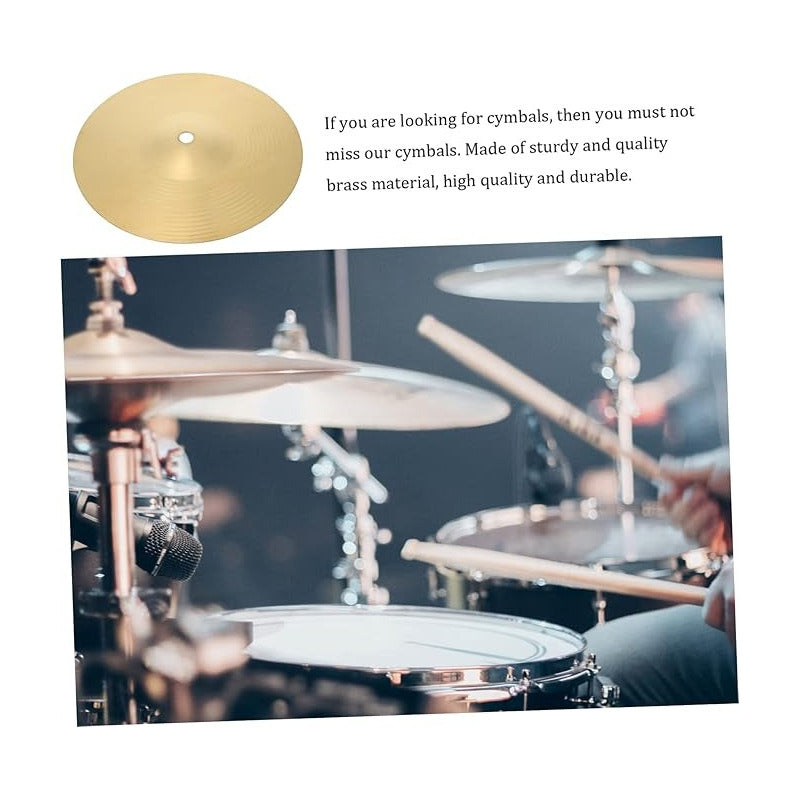 PLATILLO CRASH 16 PULGADAS BATERÍA ACÚSTICA PERCUSIÓN DORADO OSCURO