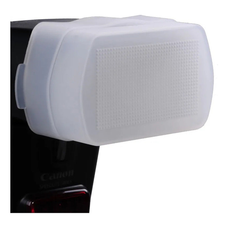 DIFUSOR RIGIDO FLASH CANON 580EX CAMARA ILUMINACION LUCES N/A
