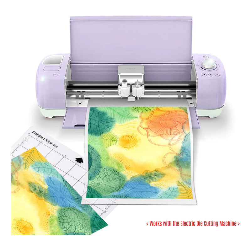 TAPETE CORTE 8X12 PULG AIBECY STANDAR GRIP PARA CRICUT CAMEO TRANSPARENTE