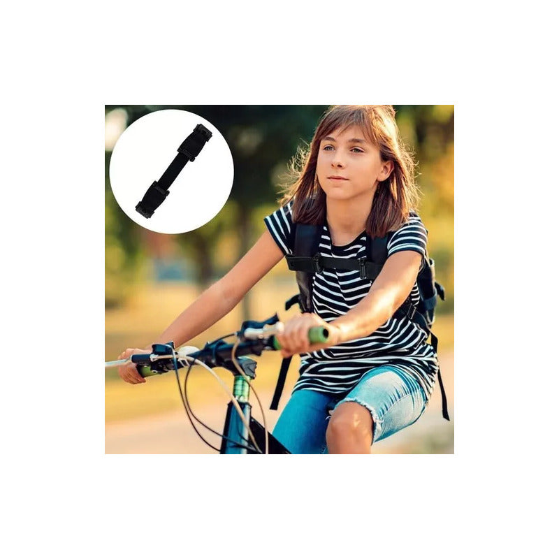 CINTURON SEGURIDAD BROCHE CORREA AJUSTE SILLA NIÑOS CARRO NEGRO