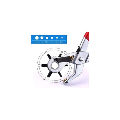 PINZA PERFORADORA OJALES CUERO 6 TAMAÑOS MARROQUINERÍA