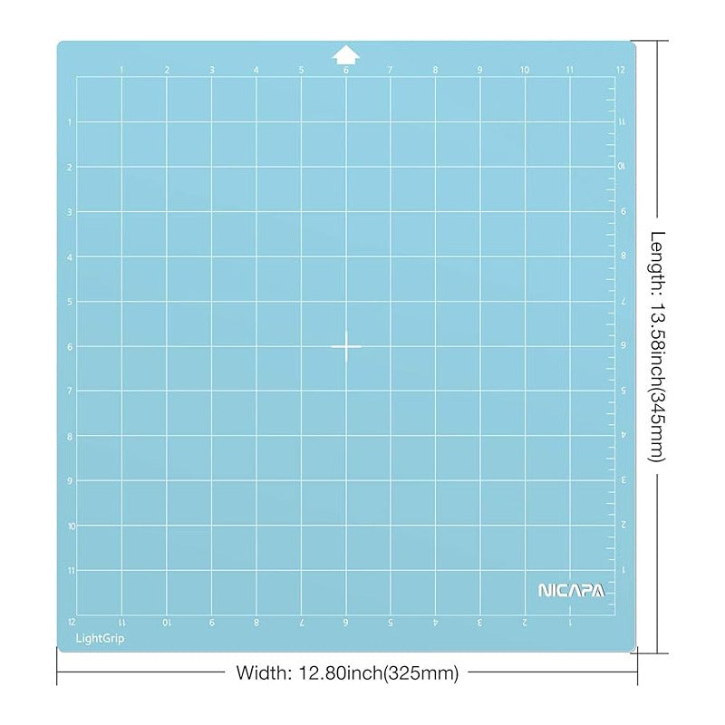 TAPETE CORTE 12 PULGADAS LIGHT GRIP PARA SILHOUETTE CAMEO AGUA