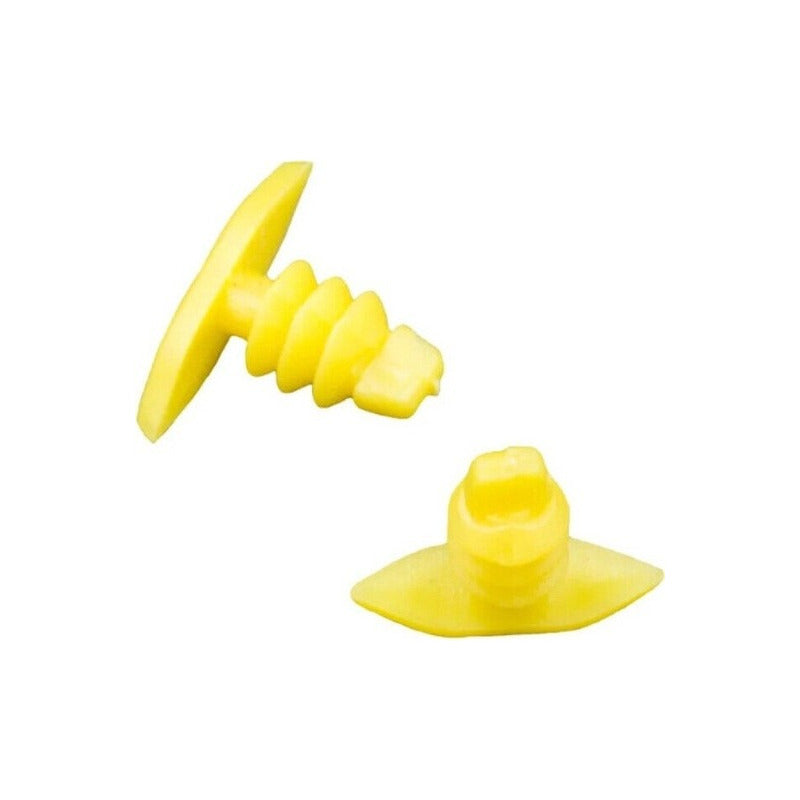 10X PIN CLIP REMACHE PLASTICO TAPICERIA PUERTA PANEL CARRO