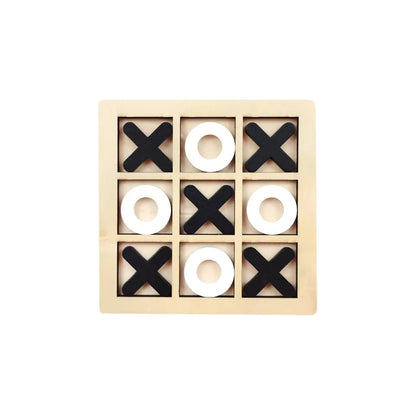 JUEGO MADERA TRIQUI TIC TAC TOE XO DIDÁCTICO MESA NIÑO NIÑA