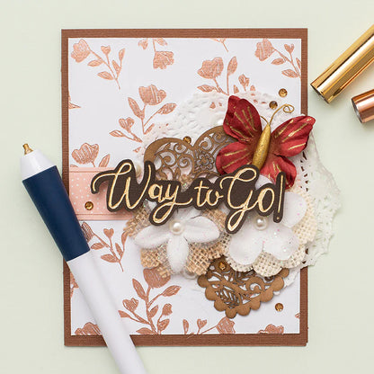 BOLIGRAFO CALOR USB CALIGRAFIA FOIL QUILL ESTILO LIBRE AZUL 0°