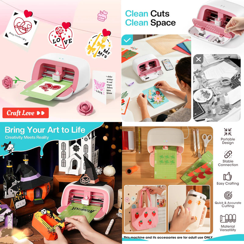 PLOTTER CORTE LIKCUT S501 ROSA OFICINA CRAFT EVENTOS FIESTAS