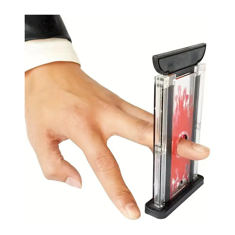 TRUCO MAGIA CUCHILLA GUILLOTINA DEDO EVENTOS FIESTAS NIÑOS