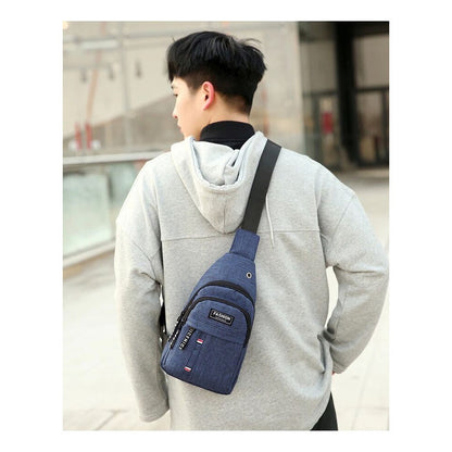 MALETIN LIGERO IMPERMEABLE CORREA AJUSTABLE VIAJE MALETA AZUL MARINO LISA