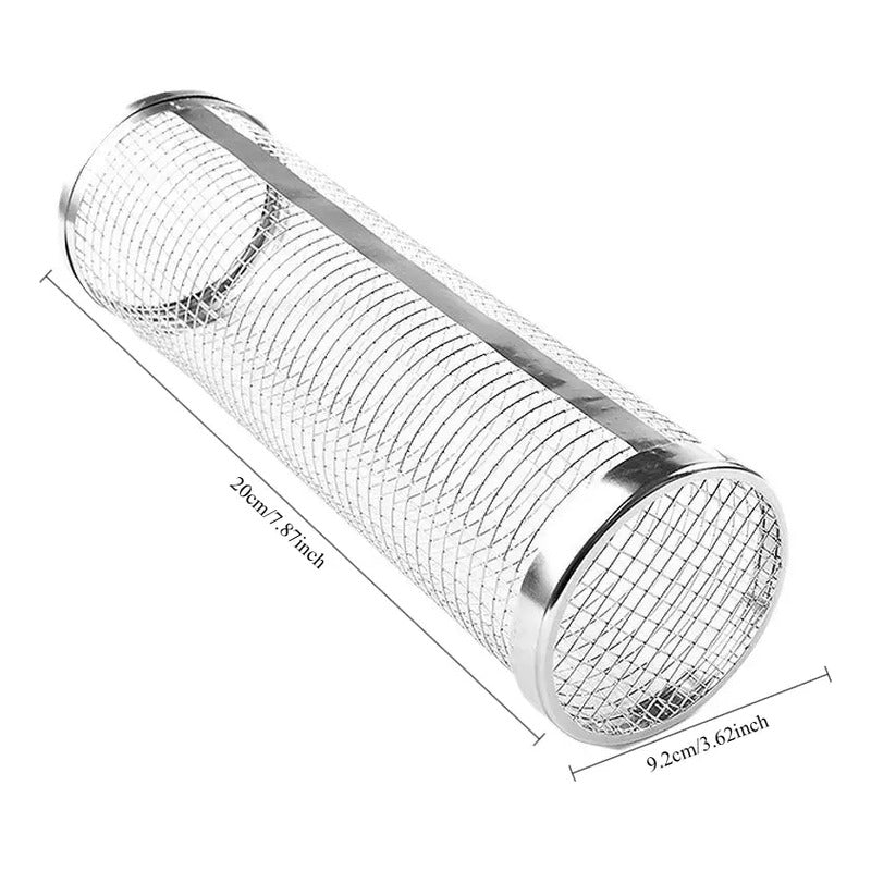 CANASTA REJILLA PARRILLA ASADO BBQ MULTIFUNCIONAL ACERO INOX