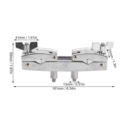 CLAMP BASE PLATILLOS BATERIA ACUSTICA ELECTRICA SOPORTE BOOM