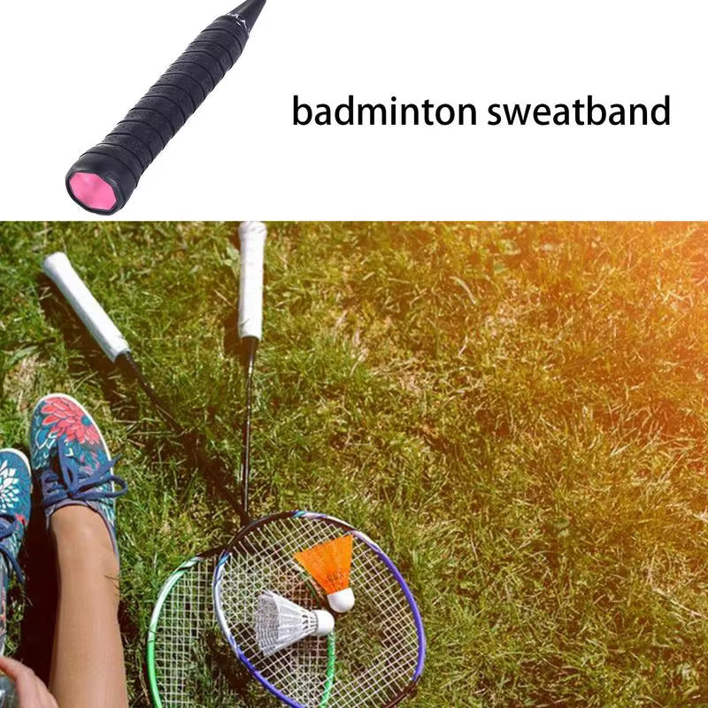 BANDA ANTIDESLIZANTE MANGO RAQUETA TENIS SQUASH CAÑA PESCAR ROSA CHICLE 2.4