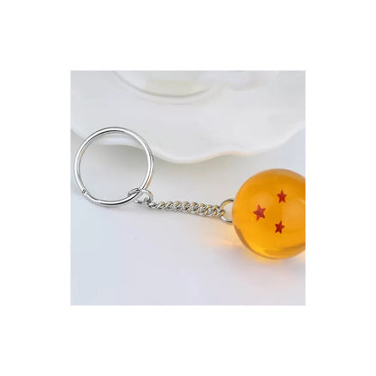 LLAVERO ESFERA DEL DRAGON BALL Z GOKU SUPER SAYAYIN NARANJA