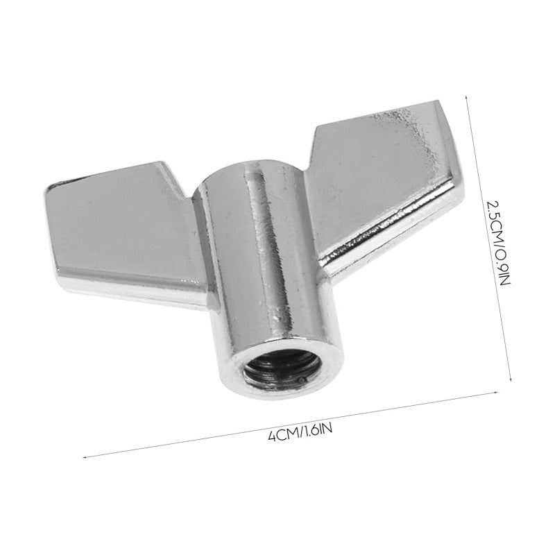 KIT PARA PLATILLOS DE BATERIA 5 PIEZAS SET CYMBALS PLATEADO