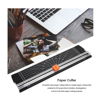 CORTADOR PAPEL A4 BIDIRECCIONAL GUILLOTINA NEGRO MANUAL