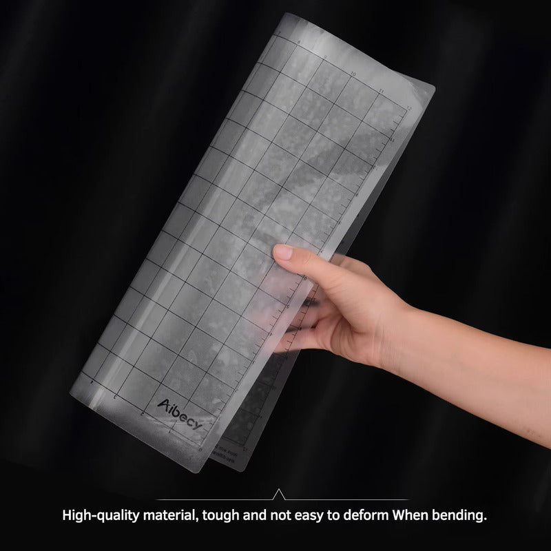 TAPETE CORTE 12X12 STANDAR GRIP PARA CAMEO CRICUT TRANSPAREN TRANSPARENTE