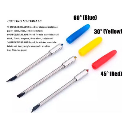 PORTA CUCHILLA GRAPHTEC CB09 CAMEO SILHOUETTE + 60° 45° 30° 60°