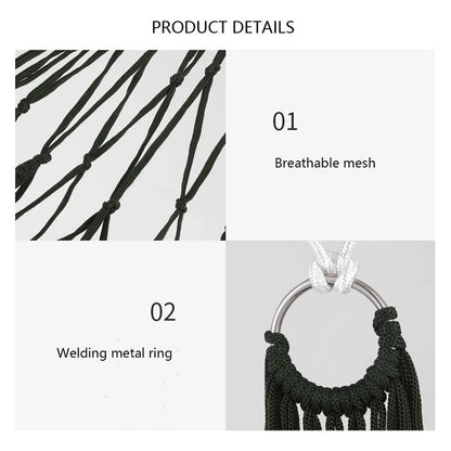 HAMACA MALLA AIRE LIBRE FINCA CASA DESCANSO VERANO CAMPO VERDE MUSGO MALLA AIRE LIBRE