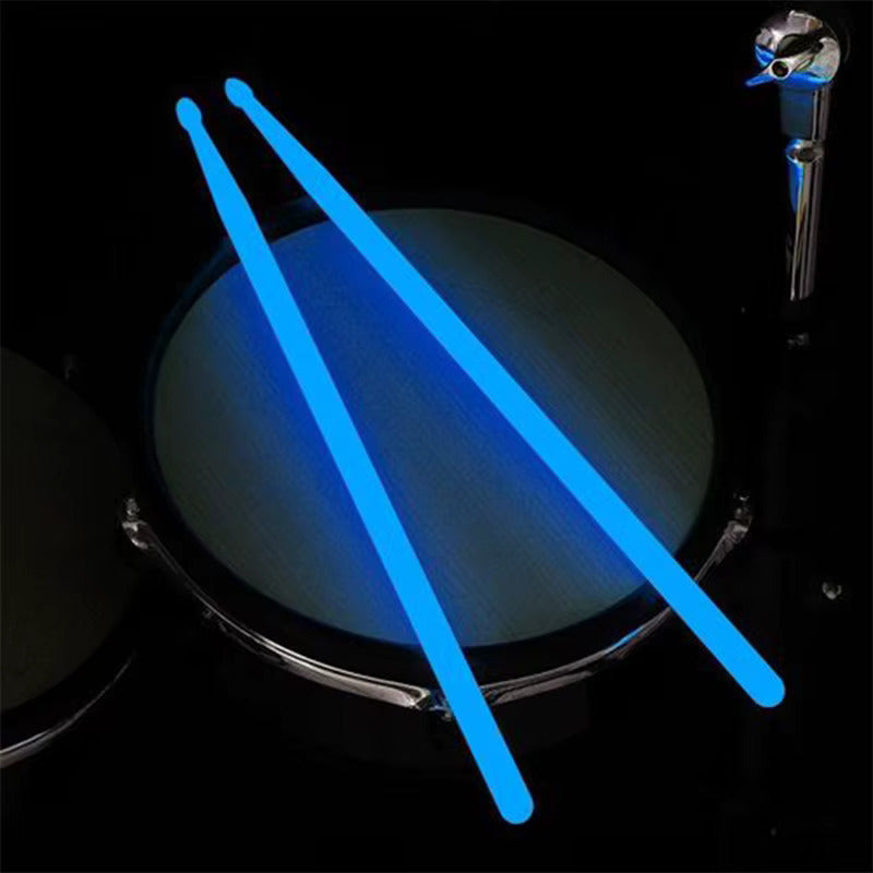 BAQUETAS 5A FLUORESCENTES AZUL BATERÍA PERCUSIÓN LIVE VIDEO AZUL 5A
