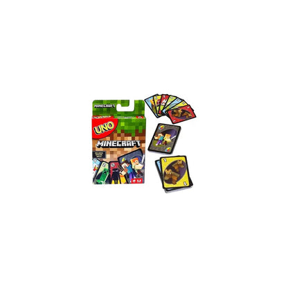 JUEGO CARTAS UNO VERSION LIMITADA MINECRAFT MESA