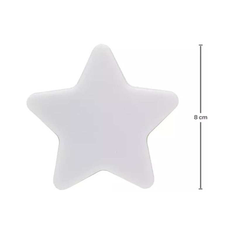 LUZ LED NOCTURNA NIÑOS SENSOR CONTROL PARED ALCOBA BLANCO 110V BLANCO