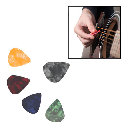 5X PUAS PICKS UÑAS GUITARRA ACÚSTICA ELÉCTRICA COLOR VARIADO VARIADO FINO