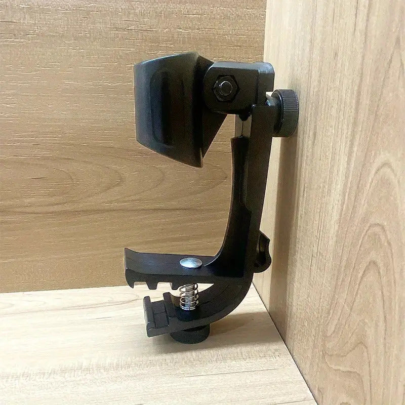 BASE SOPORTE MICRÓFONO BATERÍA ANILLO ARO REDOBLANTE TOM NEGRO