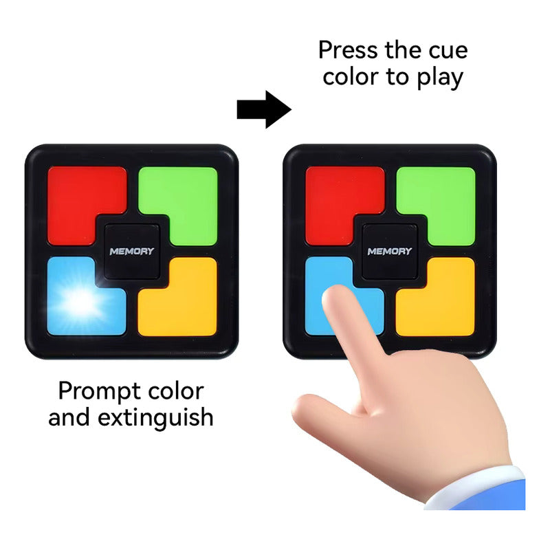 JUEGO MEMORIA ENTRENAMIENTO DIDACTICO LUZ SONIDO BOLSILLO