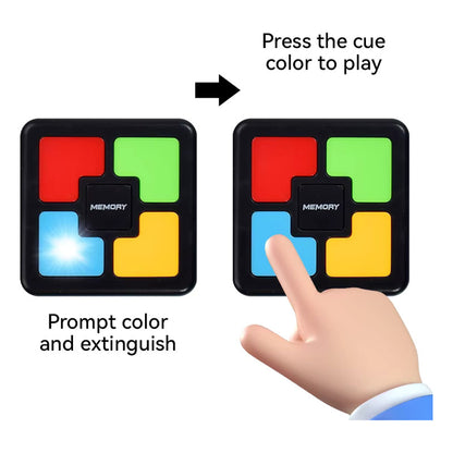 JUEGO MEMORIA ENTRENAMIENTO DIDACTICO LUZ SONIDO BOLSILLO