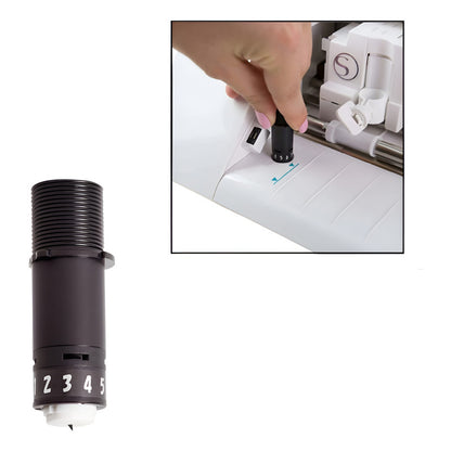 CUCHILLA CORTE SILHOUETTE NEGRA MANUAL CAMEO CURIO ORIGINAL 45°