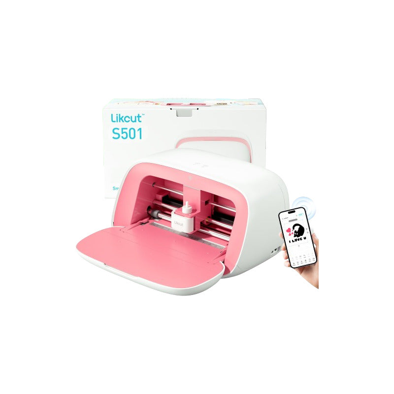 PLOTTER CORTE LIKCUT S501 ROSA OFICINA CRAFT EVENTOS FIESTAS